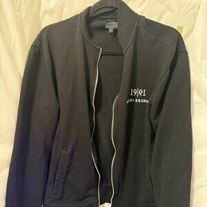 Armani Exchange A|X Black Zip-Up Jacket 19|e1 Logo